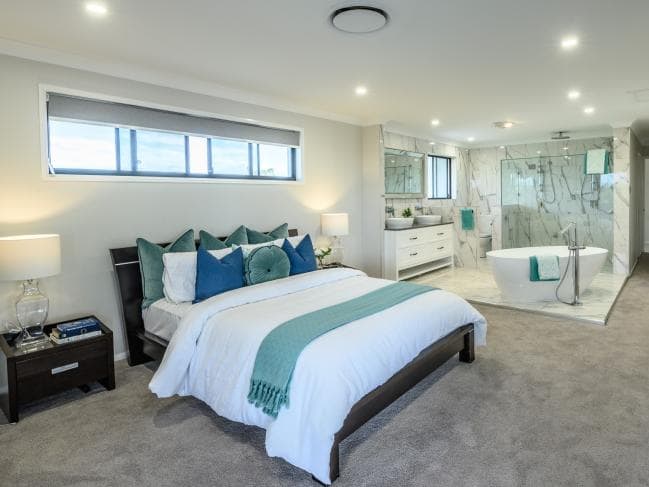 Mẫu thiết kế ph&ograve;ng ngủ 20m2 c&oacute; toilet 1