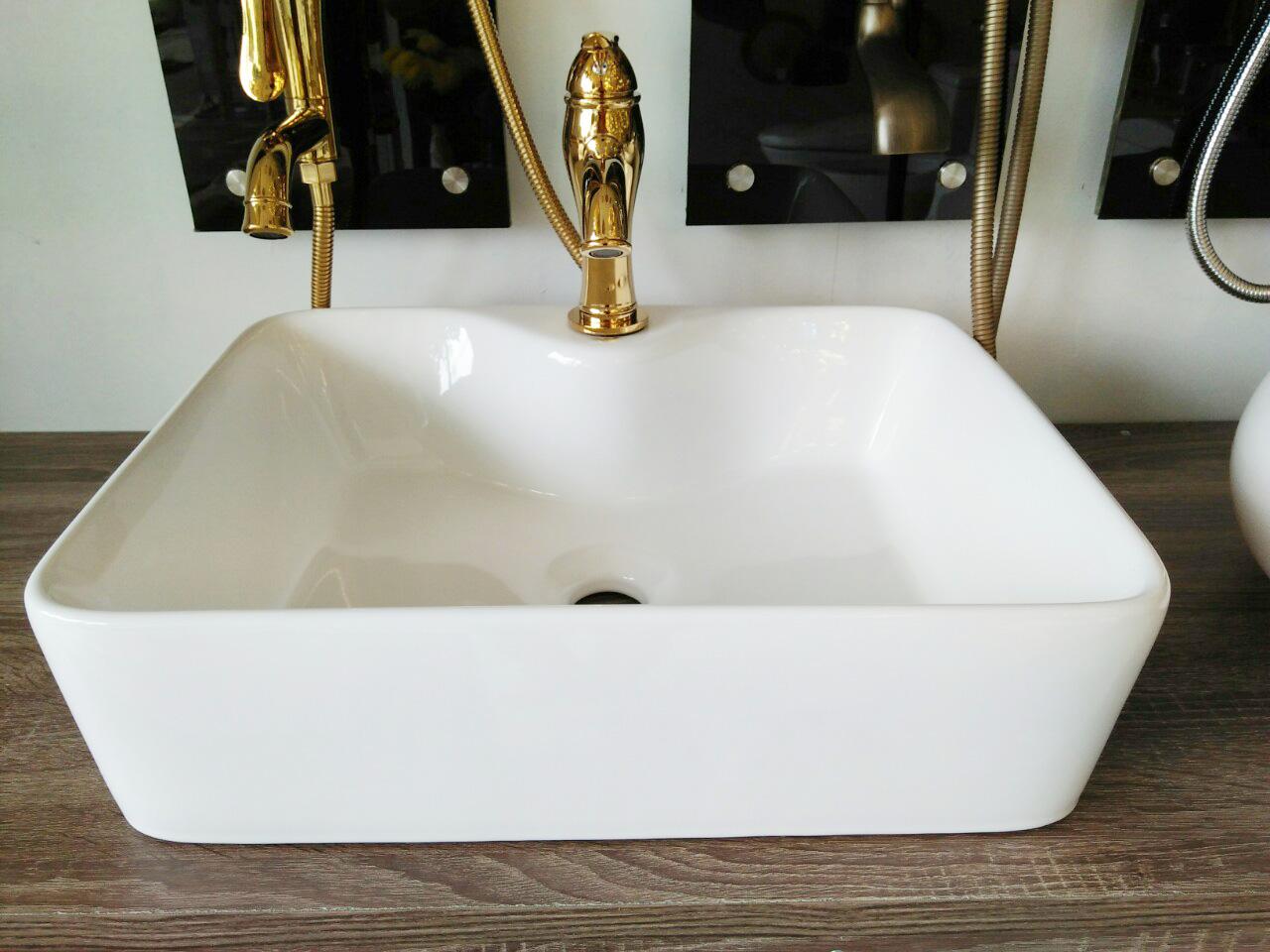 Chậu rửa mặt vu&ocirc;ng được thiết kế sang trọng