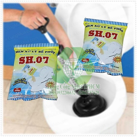 Th&ocirc;ng nghẹt bồn cầu toilet tho&aacute;t nước chậm với c&aacute;c sản phẩm Enzyme.